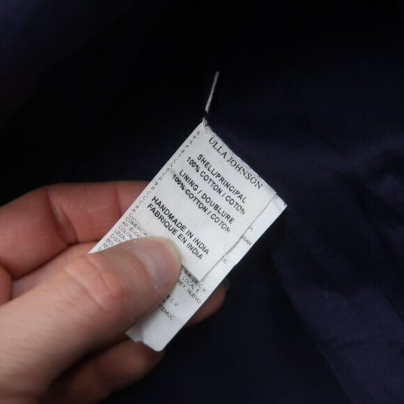 Ulla Johnson Idra Ikat Print One Shoulder Dress Size 4 - Picture 9 of 10